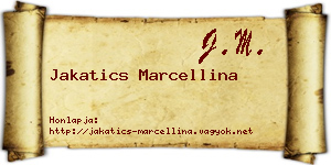 Jakatics Marcellina névjegykártya